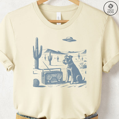 Schnauzer Vintage Radio T-Shirt