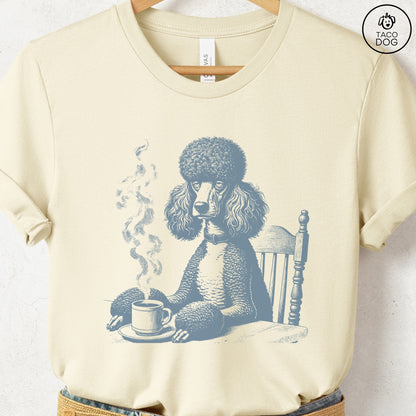 Poodle Coffee Morning Mood T-Shirt