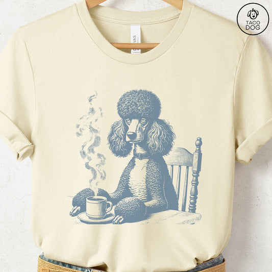 Poodle Coffee Morning Mood T-Shirt