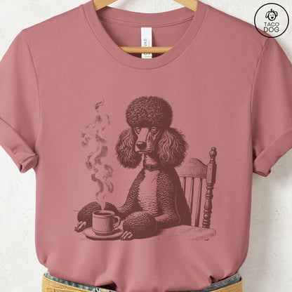 Poodle Coffee Morning Mood T-Shirt
