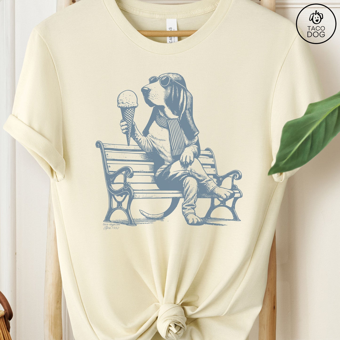Basset Hound Ice Cream T-Shirt