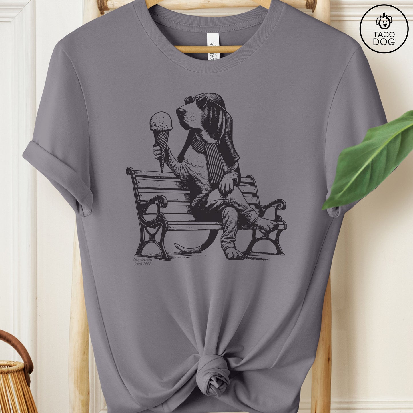 Basset Hound Ice Cream T-Shirt