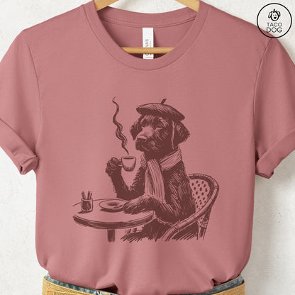 Lab Labrador Paris France Coffee T-Shirt