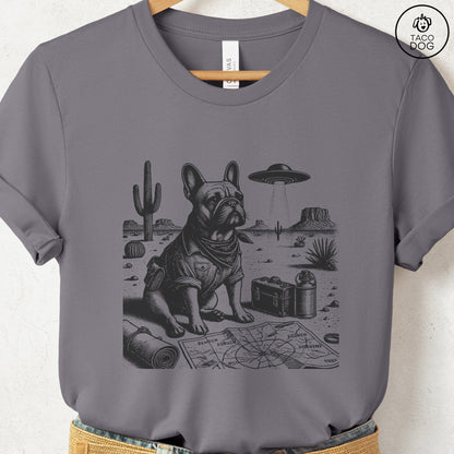 French Bulldog Frenchie Desert Survey T-Shirt