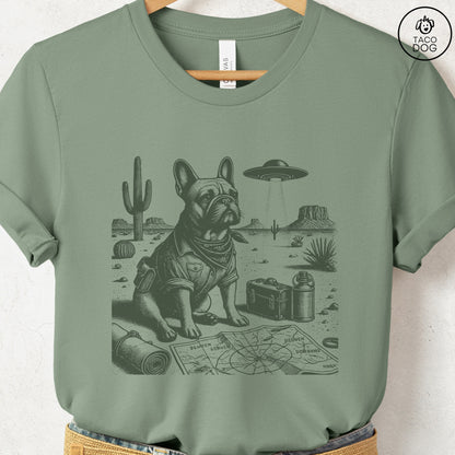 French Bulldog Frenchie Desert Survey T-Shirt