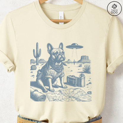 French Bulldog Frenchie Desert Survey T-Shirt
