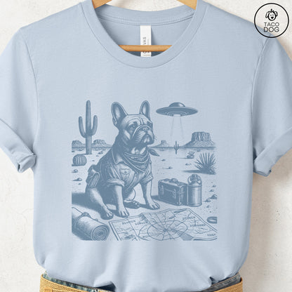 French Bulldog Frenchie Desert Survey T-Shirt