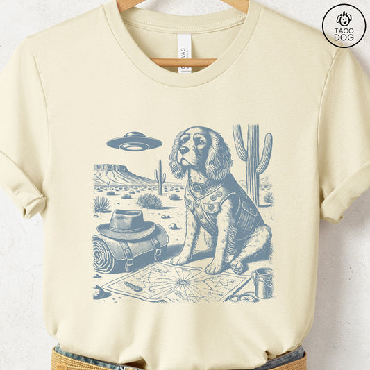 Cavalier King Charles Spaniel Desert Survey T-Shirt