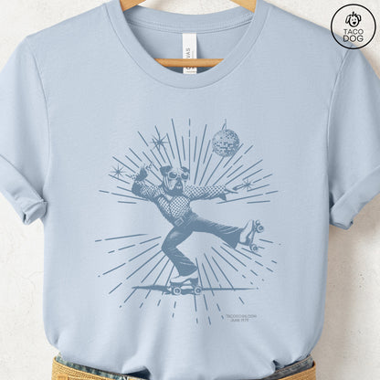 English Bulldog Roller Disco T-Shirt