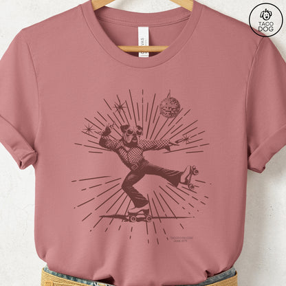 English Bulldog Roller Disco T-Shirt