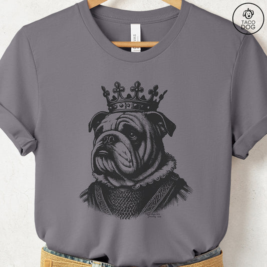 English Bulldog Crown T-Shirt Storm Taco-Dog
