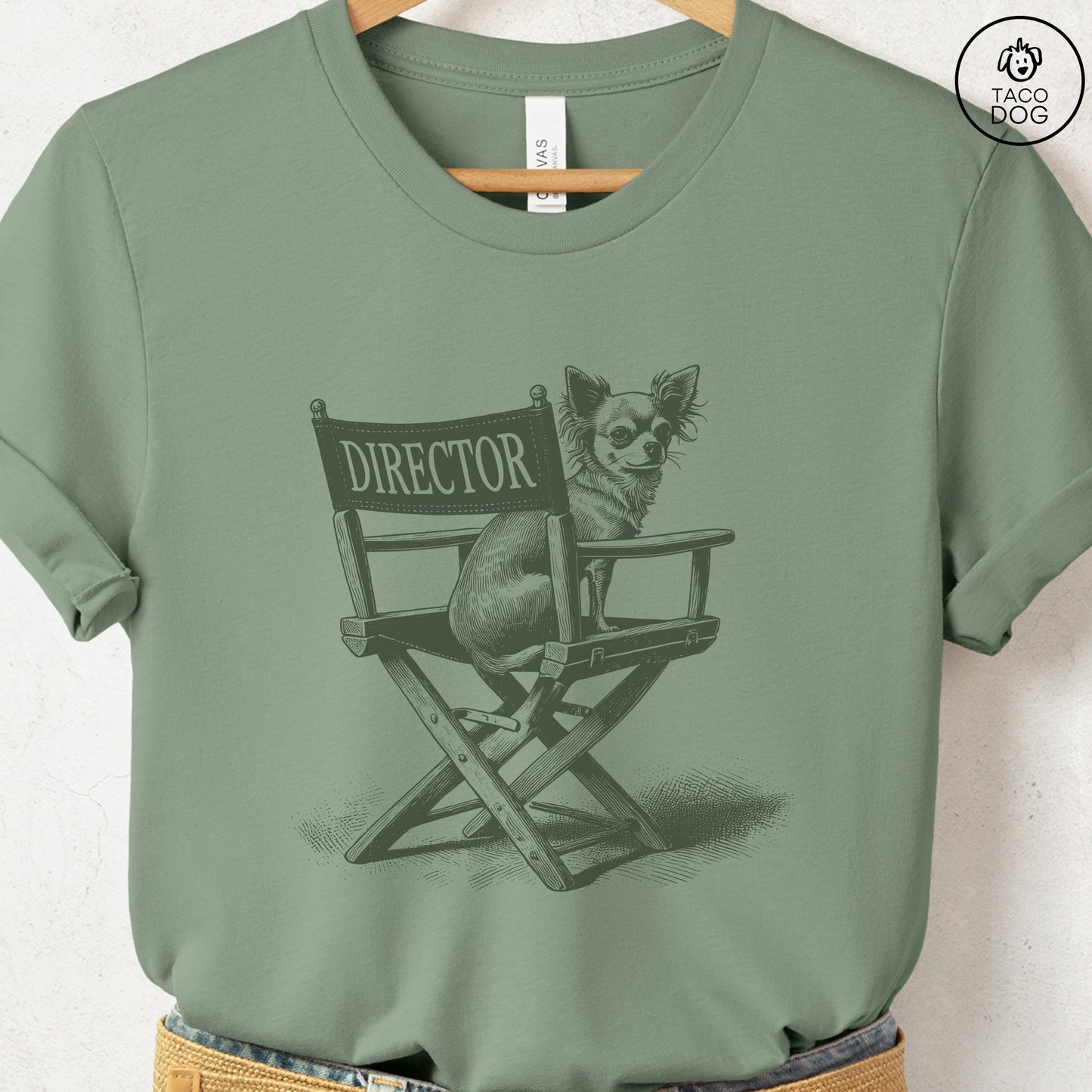 Chihuahua Director Chair T-Shirt