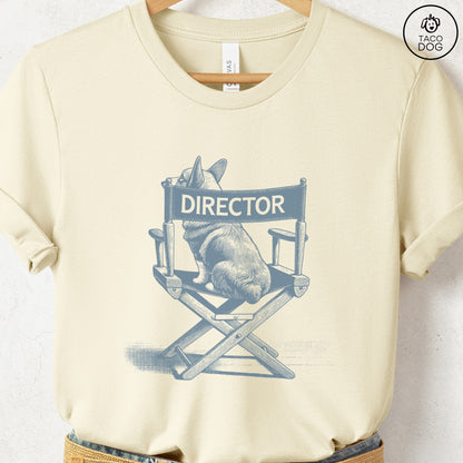 Corgi Director Chair T-Shirt