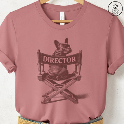 French Bulldog Frenchie Director Chair T-Shirt