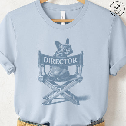 French Bulldog Frenchie Director Chair T-Shirt