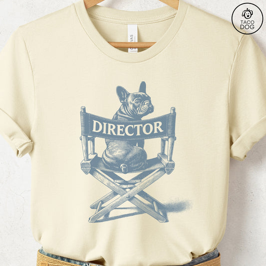 French Bulldog Frenchie Director Chair T-Shirt