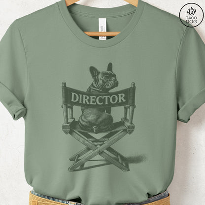French Bulldog Frenchie Director Chair T-Shirt