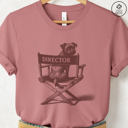 Brussels Griffon Griff Director Chair T-Shirt