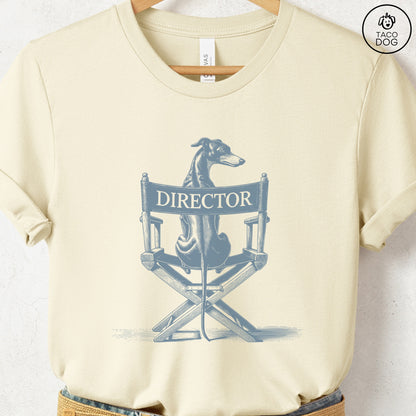 Italian Greyhound Whippet Director Chair T-Shirt