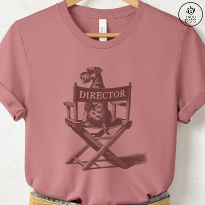Schnauzer Director Chair T-Shirt