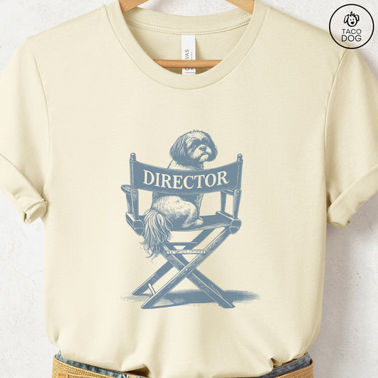 Shih Tzu Director Chair T-Shirt