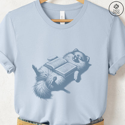 Pomeranian Book Nap T-Shirt