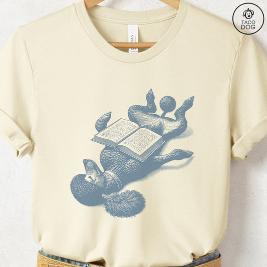 Poodle Book Nap T-Shirt