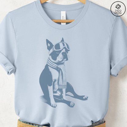 Boston Terrier Winter Sport T-Shirt