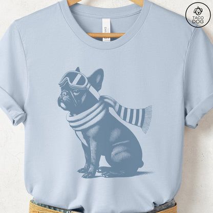 French Bulldog Frenchie Winter Sport T-Shirt