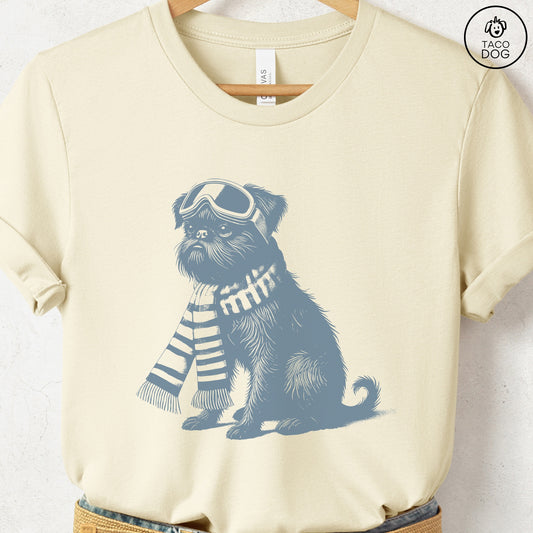 Brussels Griffon Griff Winter Sport T-Shirt