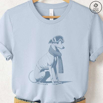 Italian Greyhound Whippet Winter Sport T-Shirt