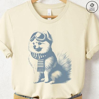 Pomeranian Winter Sport T-Shirt