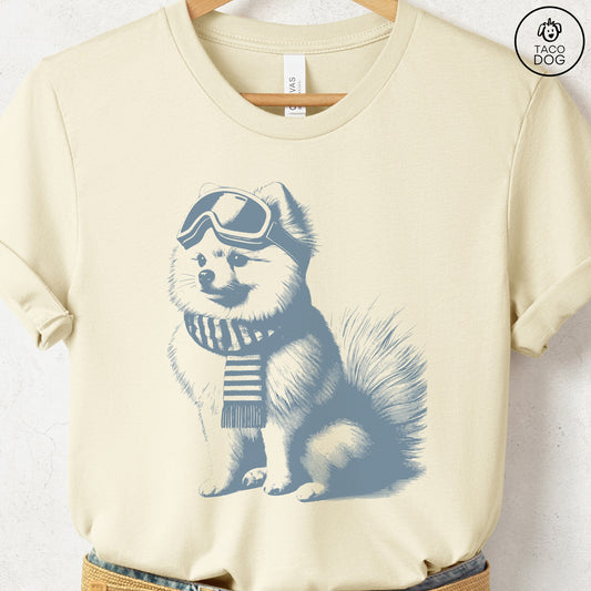 Pomeranian Winter Sport T-Shirt