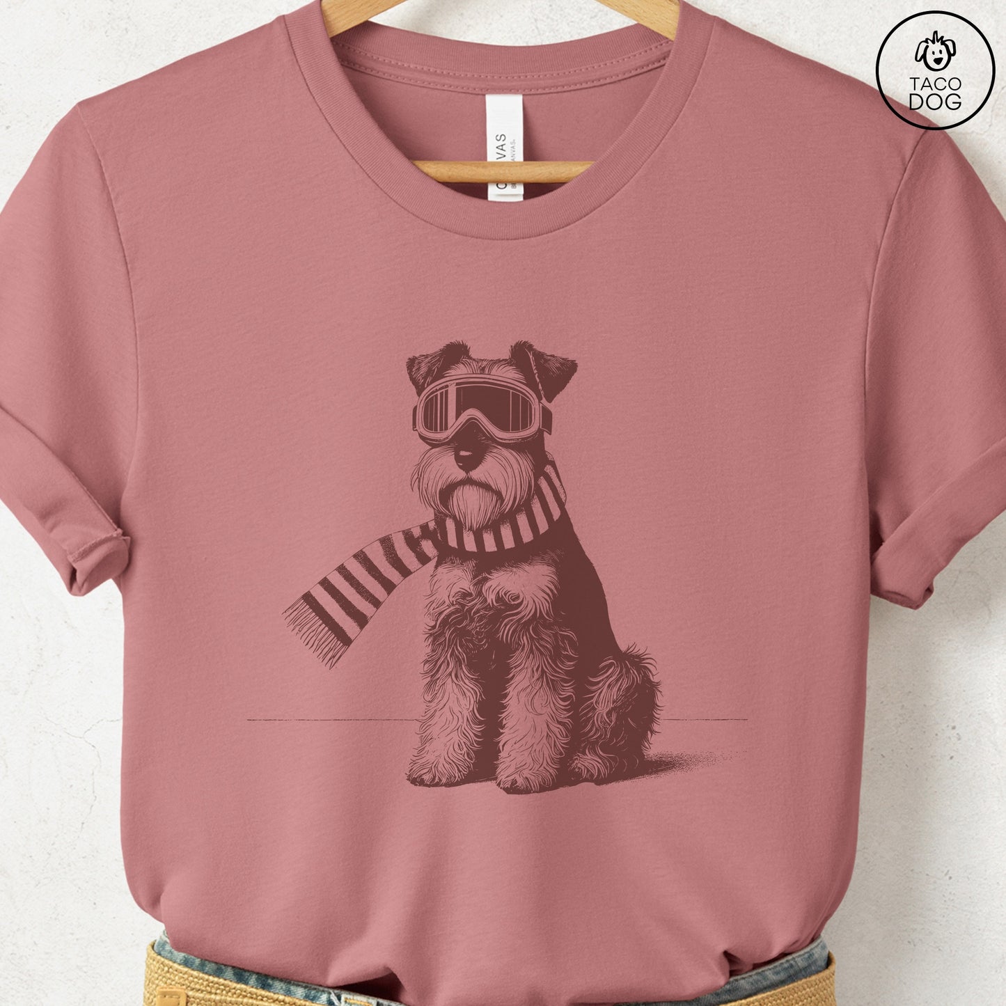 Schnauzer Winter Sport T-Shirt