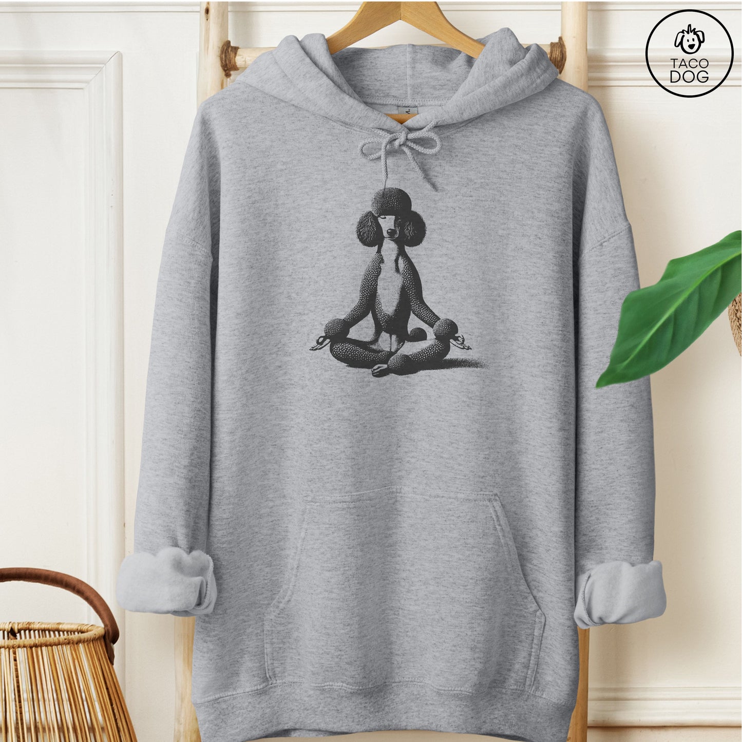 Poodle Meditate Yoga Hoodie