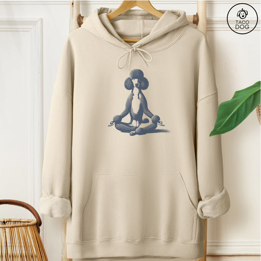 Poodle Meditate Yoga Hoodie
