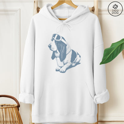 Basset Hound Winter Sport Hoodie