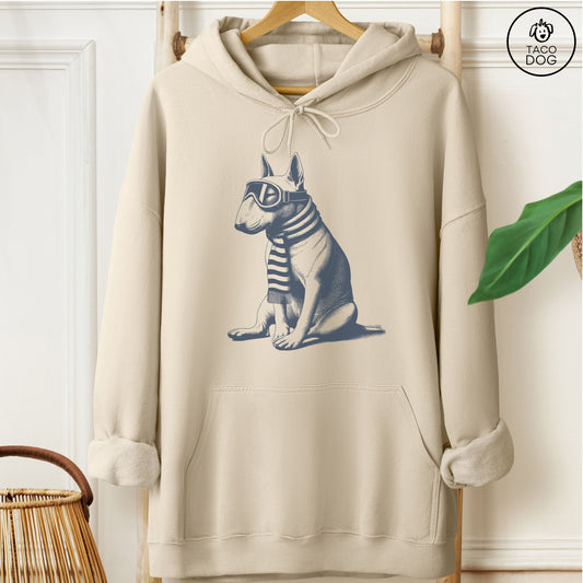 English Bull Terrier Winter Sport Hoodie