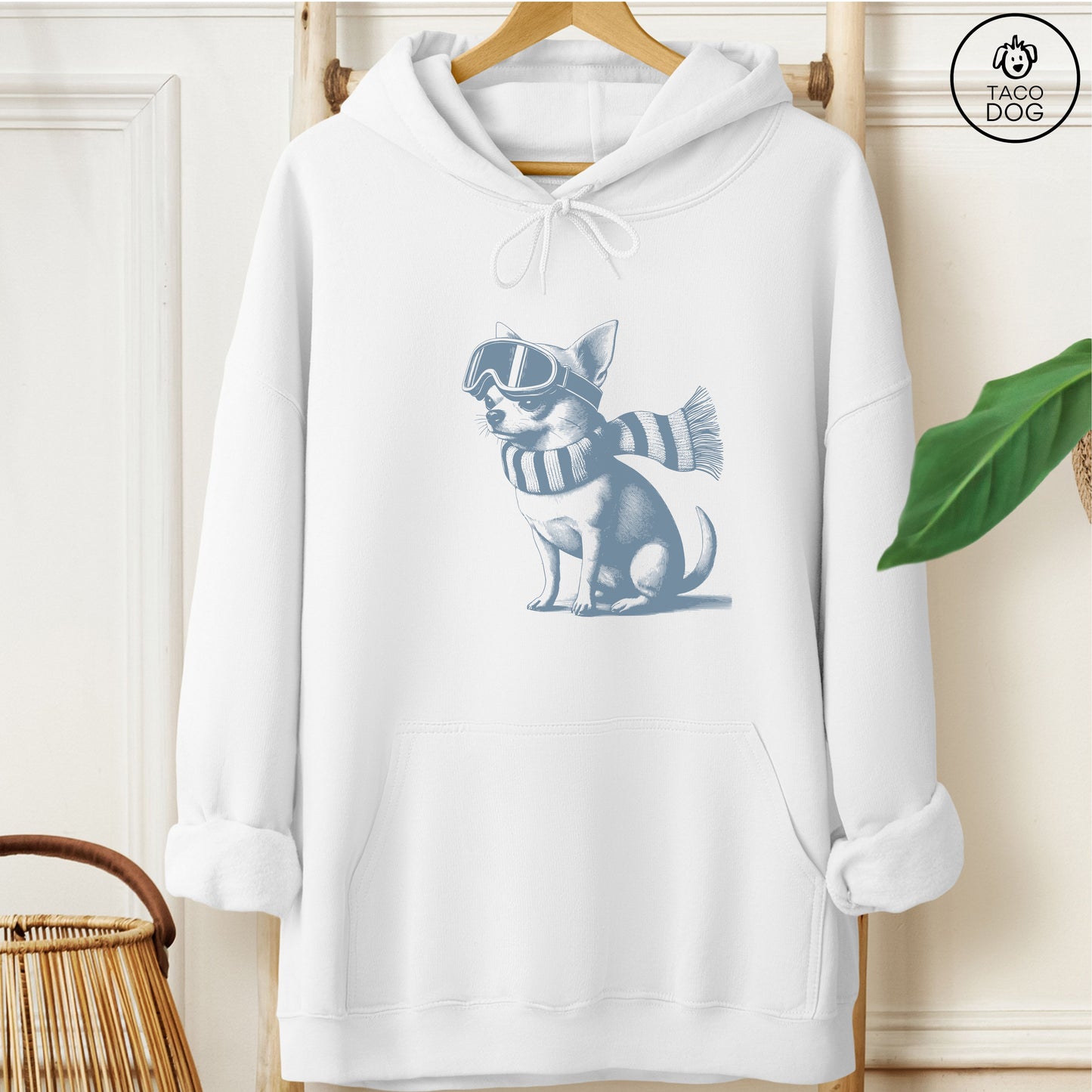 Chihuahua Winter Sport Hoodie