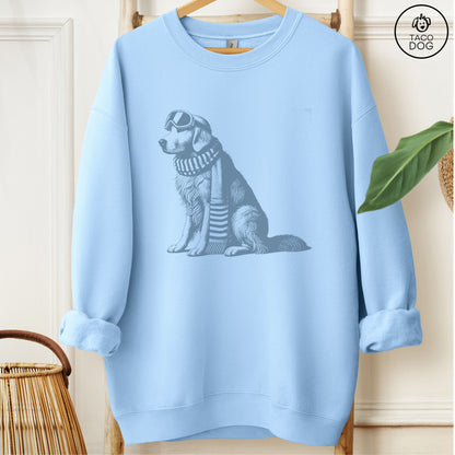 Golden Retriever Winter Sport Sweatshirt