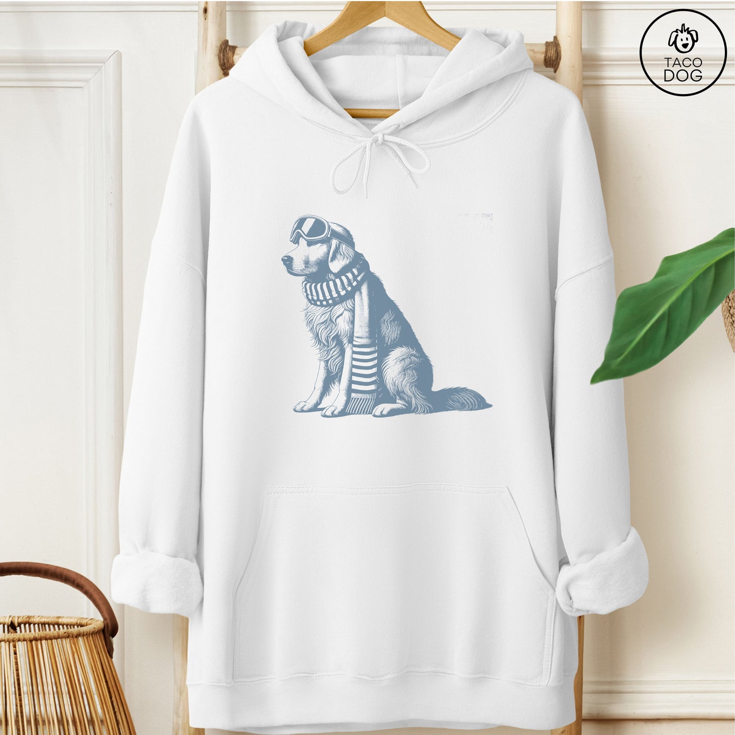 Golden Retriever Winter Sport Hoodie