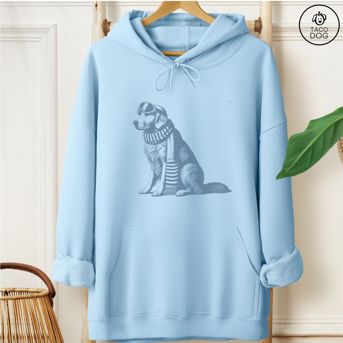 Golden Retriever Winter Sport Hoodie