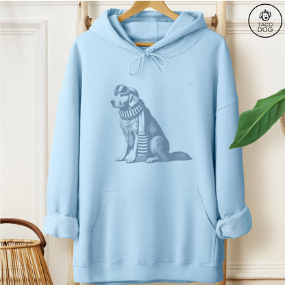 Golden Retriever Winter Sport Hoodie