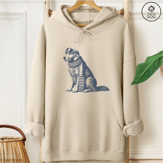 Golden Retriever Winter Sport Hoodie