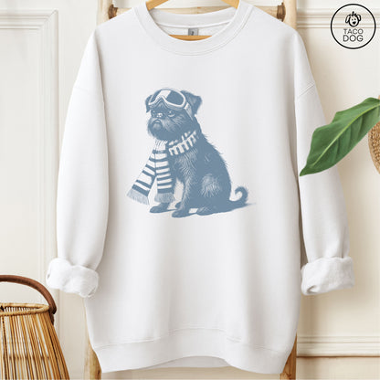Brussels Griffon Griff Winter Sport Sweatshirt