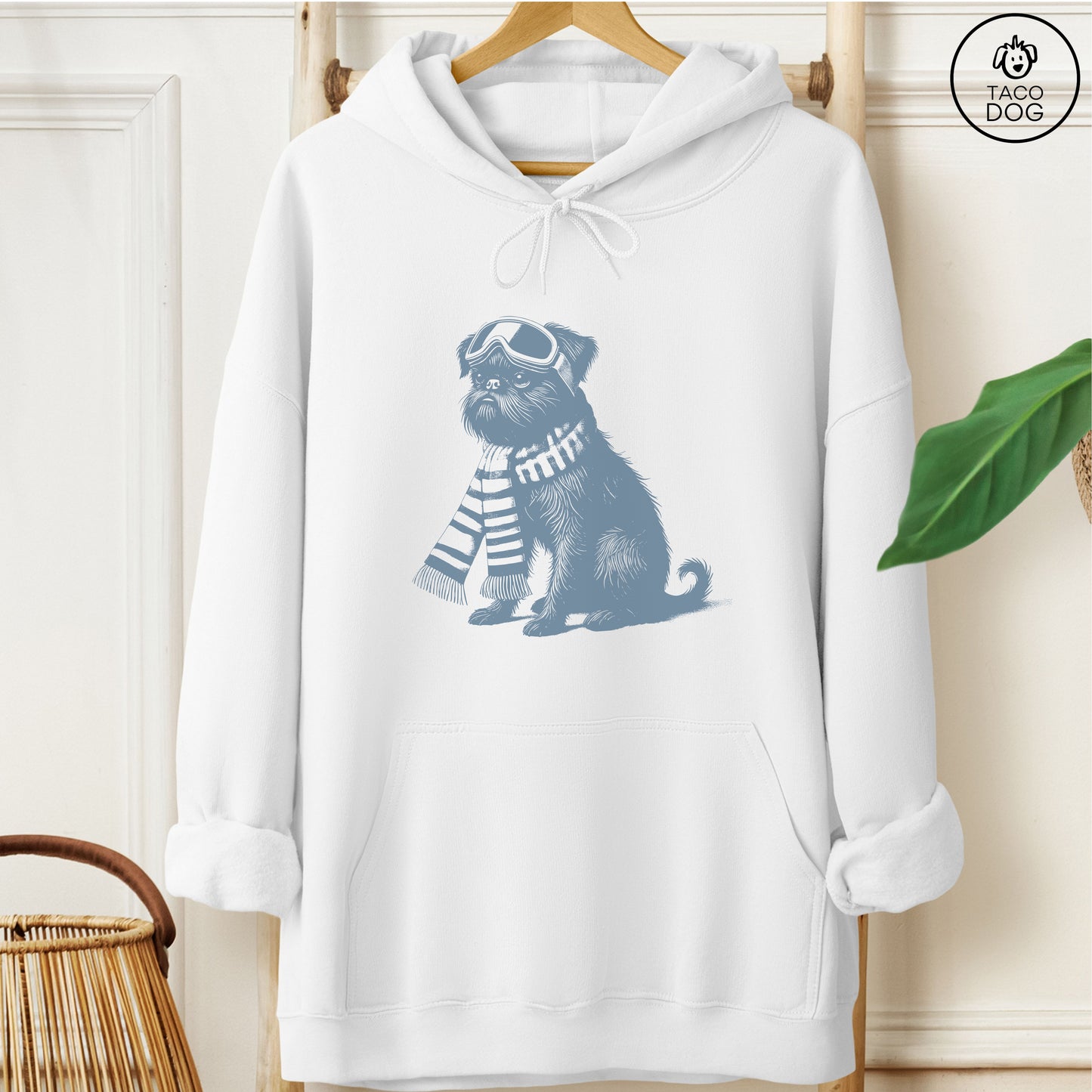 Brussels Griffon Griff Winter Sport Hoodie