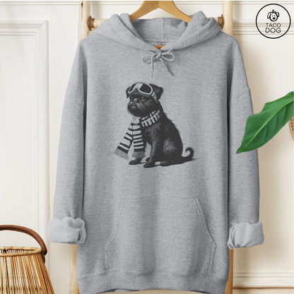 Brussels Griffon Griff Winter Sport Hoodie