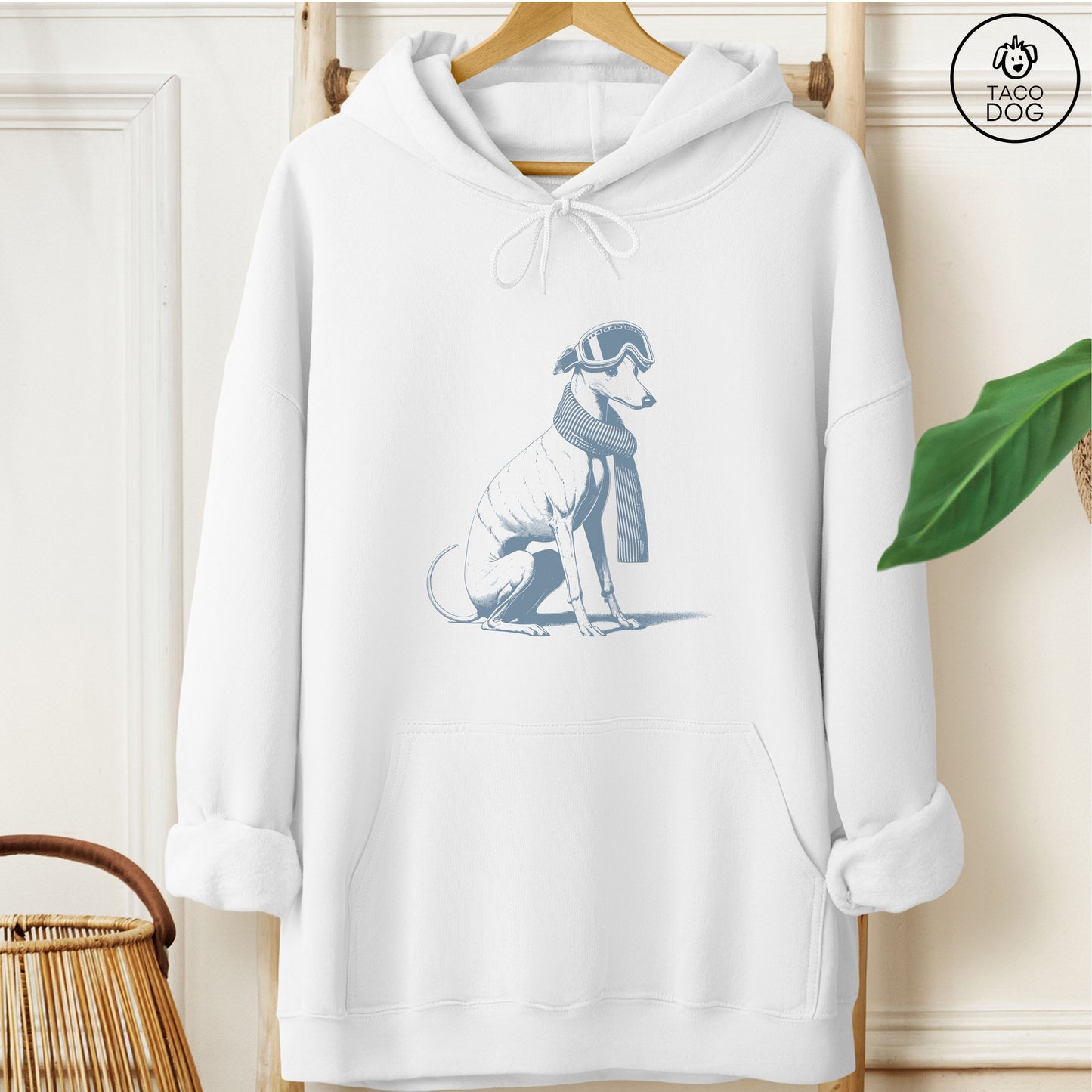 Italian Greyhound Whippet Iggy Winter Sport Hoodie