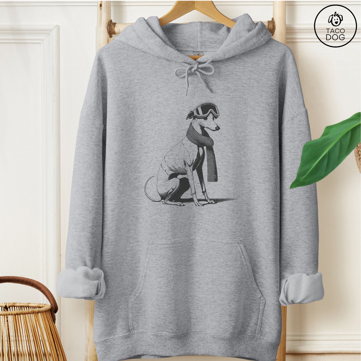Italian Greyhound Whippet Iggy Winter Sport Hoodie