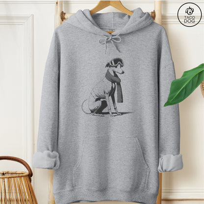 Italian Greyhound Whippet Iggy Winter Sport Hoodie